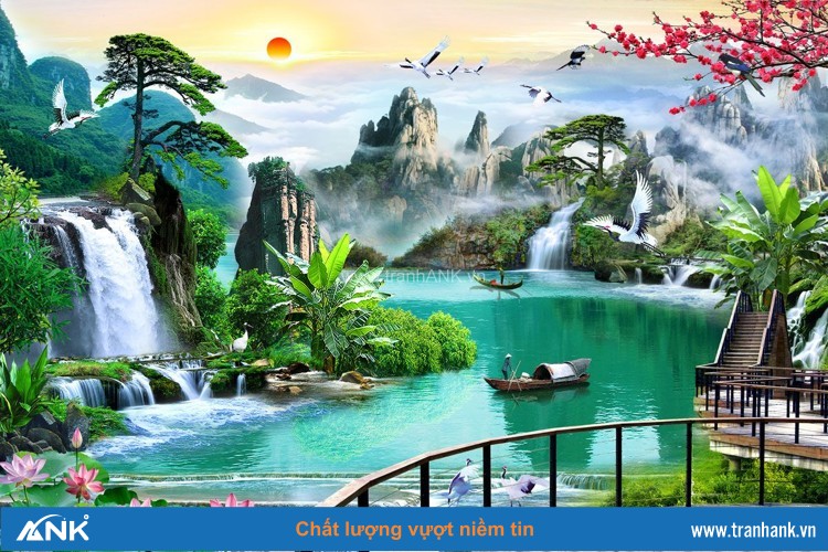 400 mẫu Tranh 3D phong cảnh - Nhà máy sản xuất Tranh Gạch 3D hàng đầu Việt  Nam