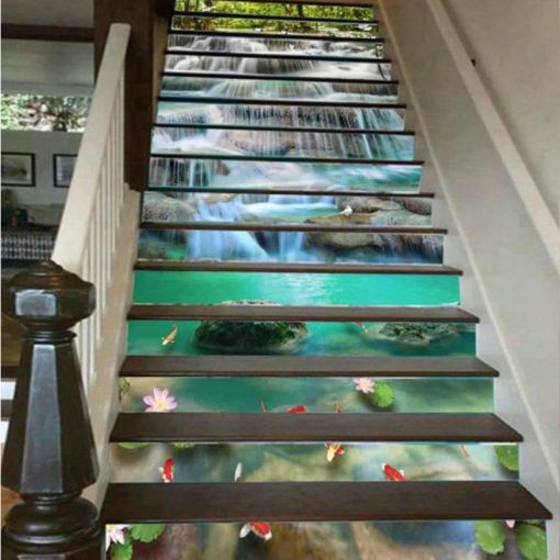 Tranh kính 3D ốp cầu thang ANK 802