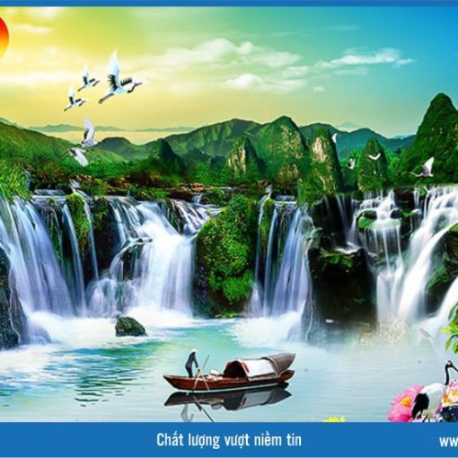 Tranh gạch kính 3D đột phá mới trong nghệ thuật chơi tranh mới tại Việt Nam